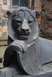 Statue Lion Cahteau d'Edimbourg