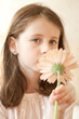 Girl with a flower Girl with a flower