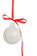 Christmas decoration isolated toy ball