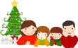 Happy family,merry christmas