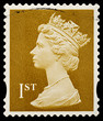 English Used First Class Postage Stamp, circa 1993 to 2005