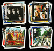 British Postage Stamps Beatles Pop Group, circa 2007