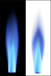 Gas flame. Vector illusration. Gas flame. Vector illusration.