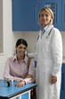 Doctor and patient in office