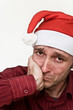 père noël triste