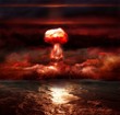 explosion of nuclear bomb
