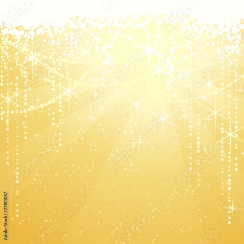 Vector: Golden Chrismtas sparkle Golden Chrismtas sparkle