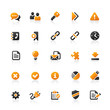 Orange Black Web Icons