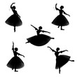 Romantic Ballerina Silhouettes Romantic Ballerina Silhouettes