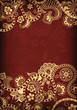 Gold Floral Gold Floral