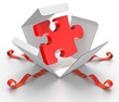 Box of Solution Puzzle Piece