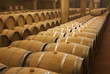 Wine barrels in cellar Wine barrels in cellar