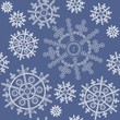 Vector. Seamless ornament snowflake in color 480 Vector. Seamless ornament snowflake in color 480