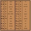 Alphabet Grec