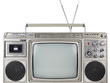 retro ghettoblaster television