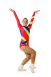 Photo: Performance by the young athlete aerobics Performance by the young athlete aerobics