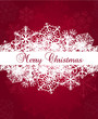 Christmas Background With Snowflakes
