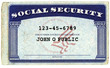 Photo: Generic American Social Security Card Generic American Social Security Card