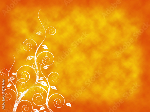Illustration: Grunge Floral Background Grunge Floral Background