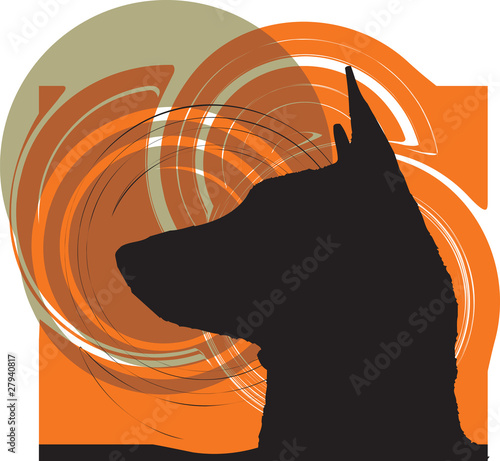 Vector: Dog illustration Dog illustration