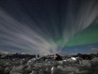 Aurora at Jökulsárlón.