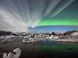 Northern Lights at Jökulsárlón.