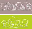 bannière ville dessin d'enfant bannière ville dessin d'enfant