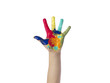 Foto: Painted hand Painted hand