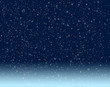 Night Sky dotted with stars