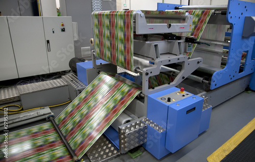 Photo: Offset press printing for labels Offset press printing for labels