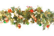 Decorated Christmas Garland Decorated Christmas Garland