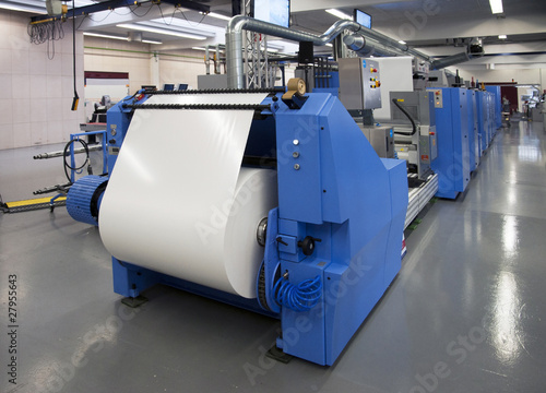 Photo: Offset press printing for labels Offset press printing for labels
