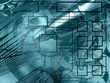 Abstract business background in blues Abstract business background in blues