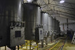 Wine vats during fermentation at a winery in the Adelaide Hills