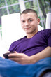 man with mobile phone