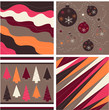 seamless patterns with fabric texture, christmas texture