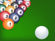 Pool game balls Pool game balls