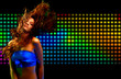 Portrait of a beautiful dancing girl