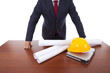Architect at the office