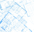 Horizontal Blueprint. Vector