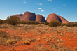panoramic view of Kata Tjuta, australian red center