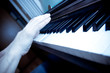 hands of a piano player hands of a piano player