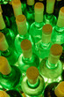 wine bottles stacked up