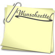 Notizzettel für den Weihnachtsmann: Wunschzettel Notizzettel für den Weihnachtsmann: Wunschzettel