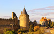 les tours de la cité de carcassonne