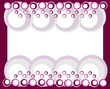 Colorful template suitable for menu design, cards or invitations