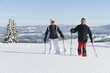 aktive Senioren im Schnee