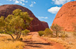view of Kata Tjuta, australian red center