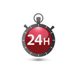 logo chronomètre, 24h