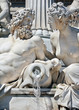 Detail of Athene fountain in Vienna